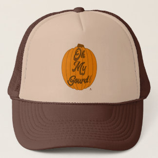 My Gourd Funny Fall Pumpkin Saying Art Trucker Hat