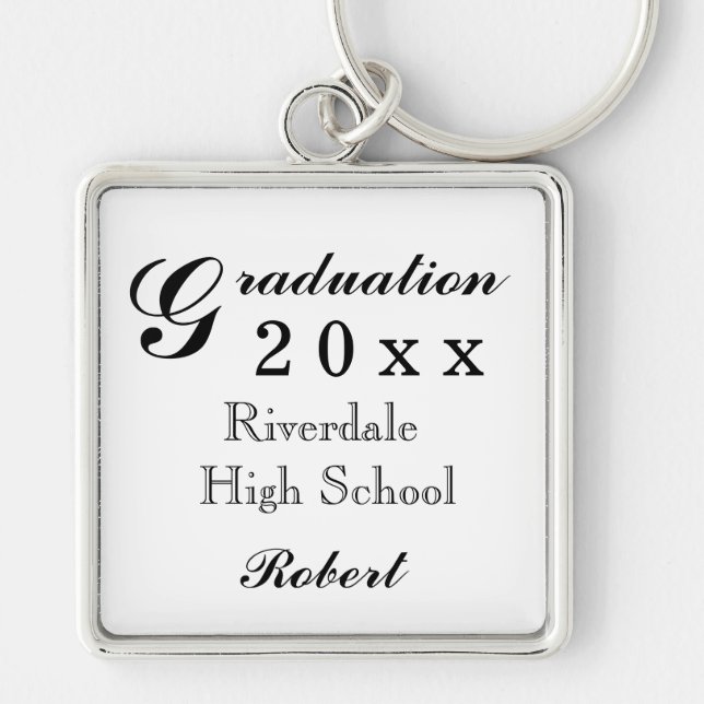 My Graduation Keepsakes Key Ring (Front)
