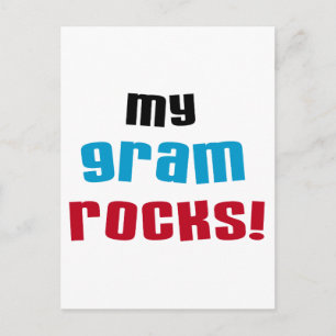 My Gram Rocks T-shirts and Gifts Postcard