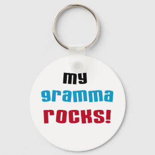 My Gramma Rocks T-shirts and Gifts Key Ring