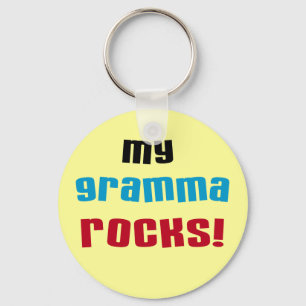 My Gramma Rocks T-shirts and Gifts Key Ring