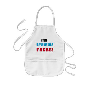 My Gramma Rocks T-shirts and Gifts Kids Apron