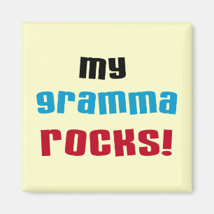 My Gramma Rocks T-shirts and Gifts Magnet