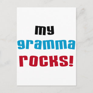 My Gramma Rocks T-shirts and Gifts Postcard