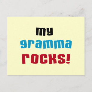 My Gramma Rocks T-shirts and Gifts Postcard