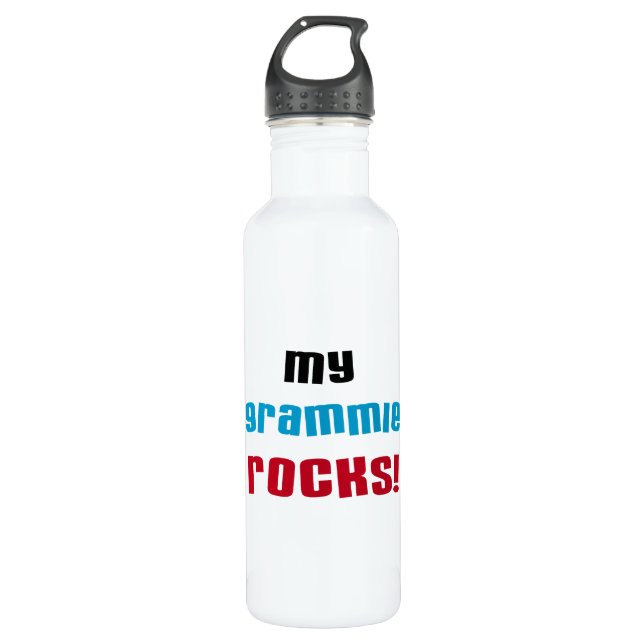 My Grammie Rocks 710 Ml Water Bottle (Front)