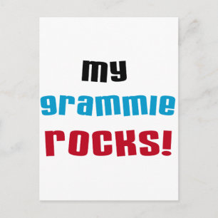 My Grammie Rocks T shirts and Gifts Postcard