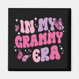 My Grammy Era Funny Butterfly Groovy Retro Mothers Magnet