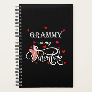 My Grammy Is My Valentine  Valentines Day Grandson Planner
