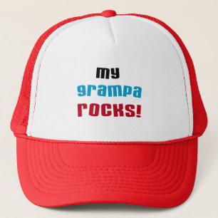 My Grampa Rocks T shirts and Gifts Trucker Hat