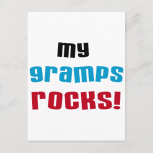 My Gramps Rocks T-shirts and Gifts Postcard