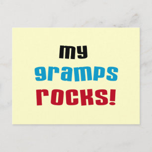 My Gramps Rocks T-shirts and Gifts Postcard