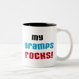My Gramps Rocks T-shirts and Gifts Two-Tone Coffee Mug