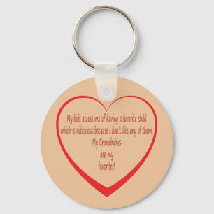 My Grandbabies are my Favourites Key Ring