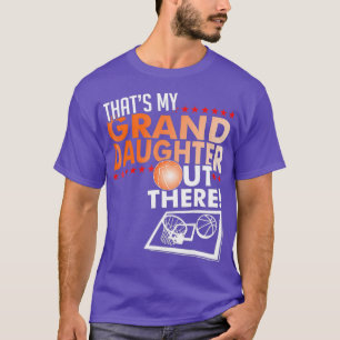 My Granddaughter Basketball Grandpa Grandma T-Shirt