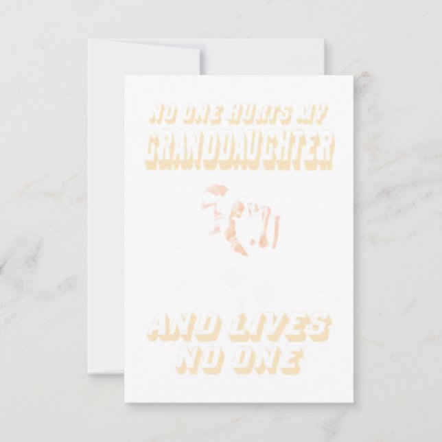 My Granddaughter Card (Front)