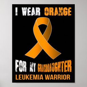 MY GRANDDAUGHTER - MY LEUKEMIA WARRIOR POSTER