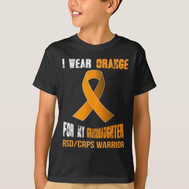 MY GRANDDAUGHTER - MY RSDCRPS WARRIOR  T-Shirt (Front)