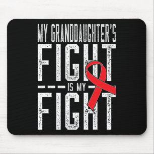 My Granddaughter's Fight is My Fight Blood Cancer  Mouse Mat