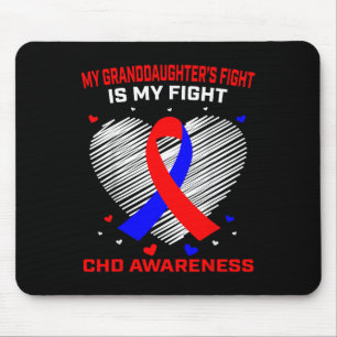 My Granddaughters Fight Is My Fight Chd Awareness Mouse Mat