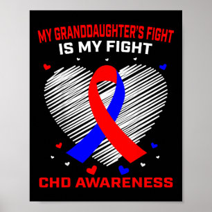 My Granddaughters Fight Is My Fight Chd Awareness Poster