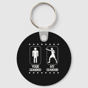 My Grandkid Boxing Grandma Boxing Grandmother Key Ring