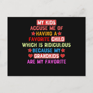 My Grandkids Are My Favourite Postcard