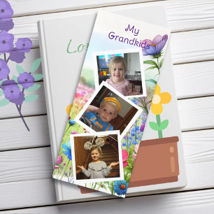 My Grandkids Large Personalised Bookmark Menu