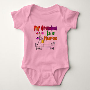 My Grandma is a NURSE Baby Bodysuit