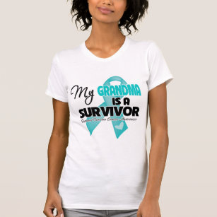 My Grandma is a Survivor - Ovarian Cancer T-Shirt