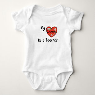 My Grandma is a Teacher Baby Bodysuit