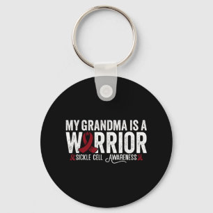 My Grandma Is A Warrior Sca Sickle Cell Disease Aw Key Ring