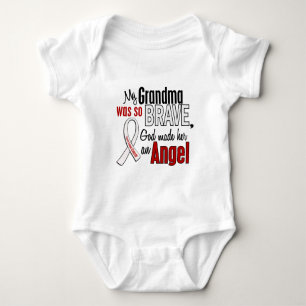 My Grandma Is An Angel Lung Cancer Baby Bodysuit
