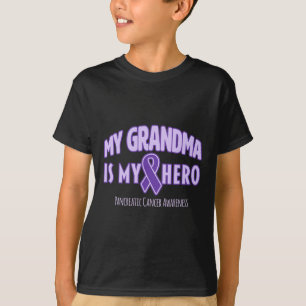 My Grandma Is My Hero Pancreatic Cancer Awareness T-Shirt