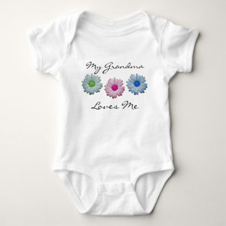 My Grandma Loves Me Baby Bodysuit