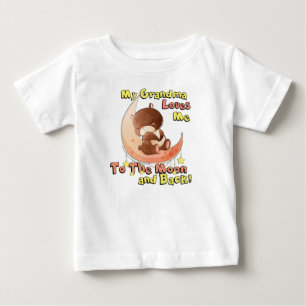 My Grandma Loves Me to the Moon and Back Baby T-Shirt
