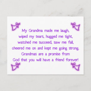 My Grandma Postcard