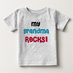 My Grandma Rocks Baby T-Shirt