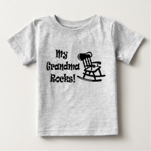 My Grandma Rocks Baby T-Shirt