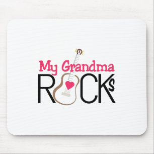 My Grandma Rocks Mouse Mat