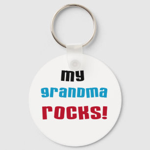 My Grandma Rocks T-shirts and Gifts Key Ring