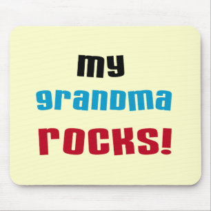 My Grandma Rocks T-shirts and Gifts Mouse Mat
