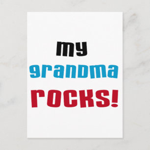 My Grandma Rocks T-shirts and Gifts Postcard