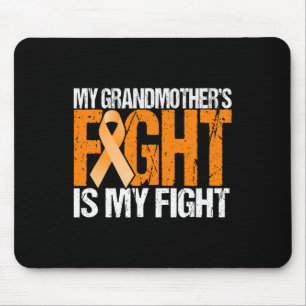 My Grandma's Fight is My Fight Leukaemia Awareness Mouse Mat