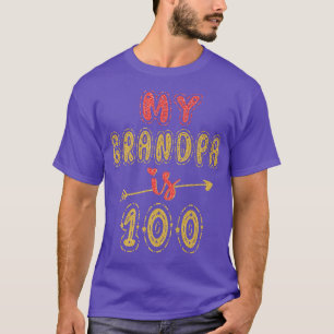 My Grandpa Is 100 Years Old Grandad 100th Birthday T-Shirt