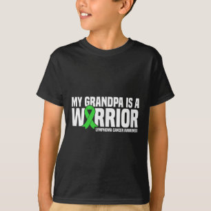 My Grandpa Is A Warrior Lymphoma Cancer Awareness T-Shirt