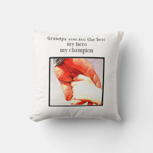 My grandpa is my hero cushion