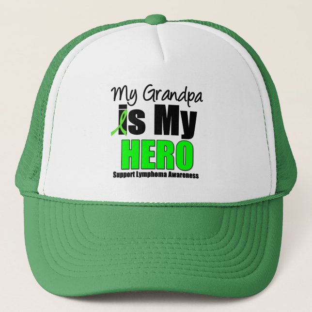 My Grandpa is My Hero Trucker Hat (Front)