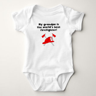 My Grandpa Is The Word's Best Firefighter Baby Bodysuit
