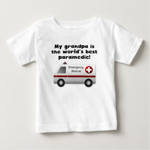 My Grandpa Is The Word's Best Paramedic Baby T-Shirt